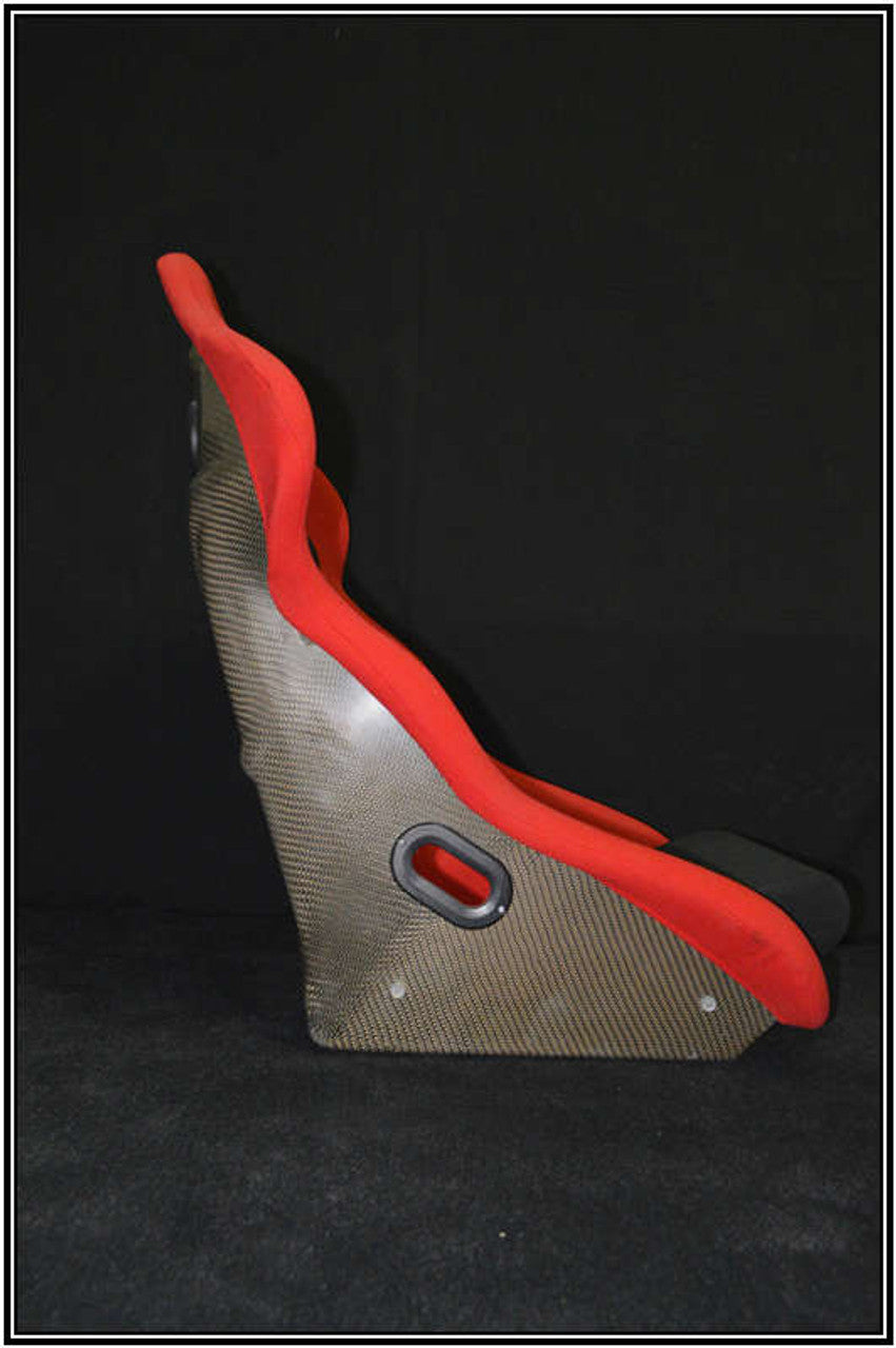 VeilSide VS D-1R Bucket Racing Seat Carbon Red Center/Black